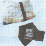 Conductive disposable heel strap
